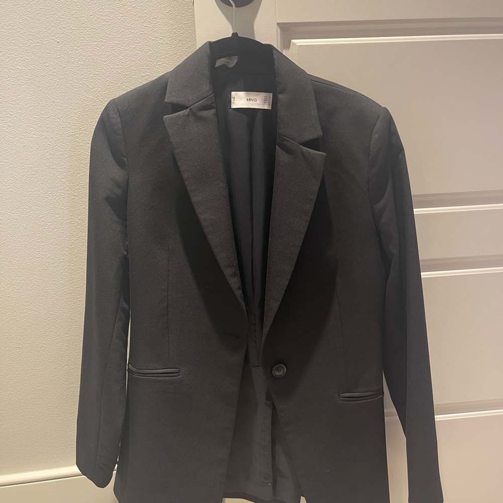 Mango Black Blazer Jacket - image 1